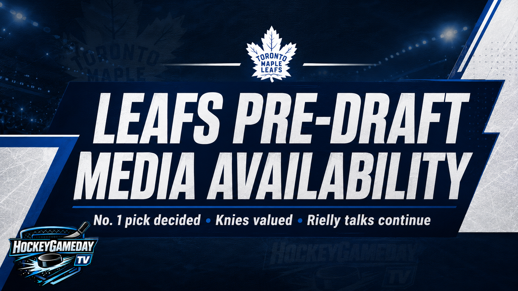 Leafs Pre-Draft Press Conference: Knies Stays, Rielly Waits, and the No. 1 Pick Is Coming