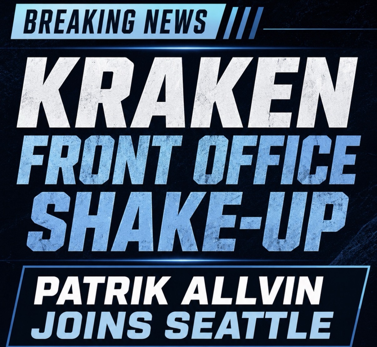 The Seattle Kraken Add Experience To Front Office
