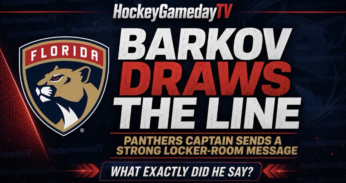 Aleksander Barkov Reveals What He Refuses to Tolerate Inside the Panthers’ Locker Room