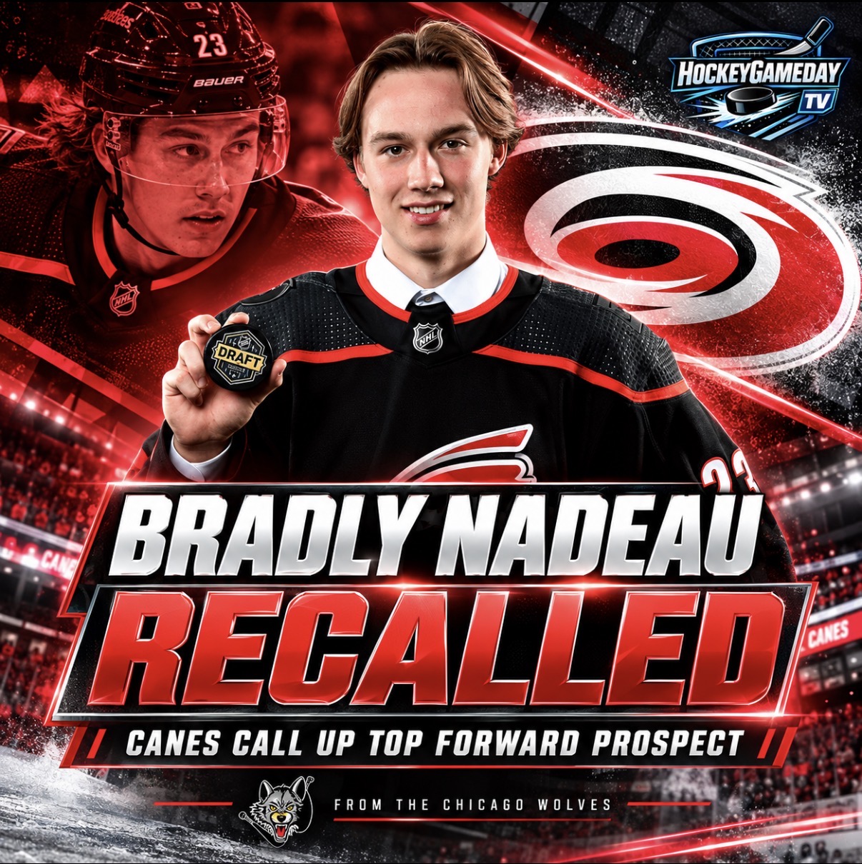 Bradly Nadeau Finally Gets the Call: Why Carolina’s Rising Star Could Be Here to Stay