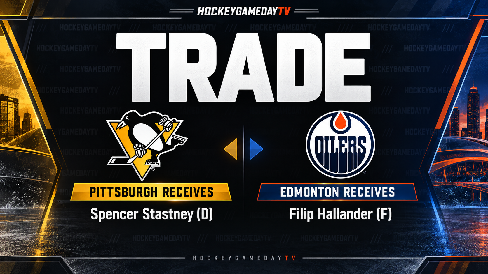 Penguins-Oilers Trade Breakdown: Who Are Spencer Stastney and Filip Hallander?